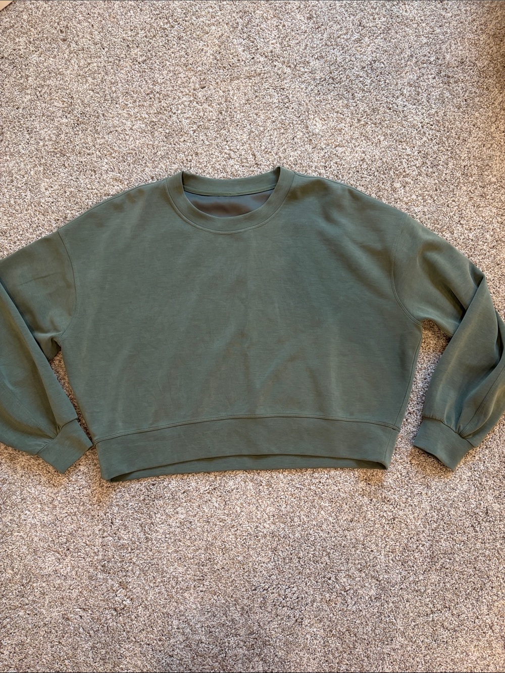 Lululemon Green Crewneck Sweater